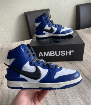 Nike Dunk High x AMBUSH Deep Royal